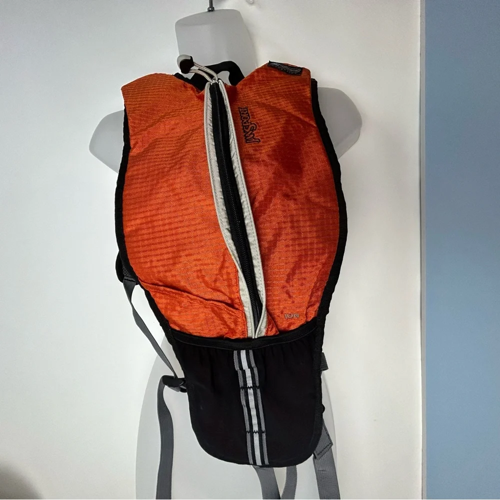 Jansport Nalgene Hydration Hiking Backpack NO bladder Orange‎ & Black